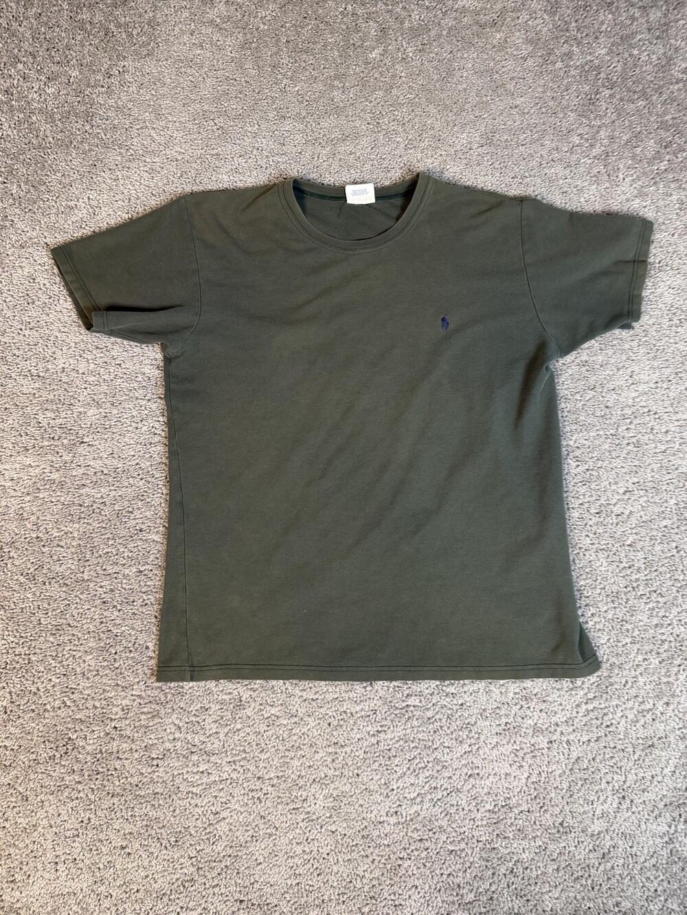 Polo Ralph Lauren Shirt Mens Large Green Classic Pony Embroidered Cotton